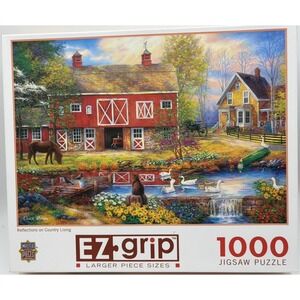 Reflections on Country Living EZ Grip 1000 Piece Puzzle with Larger Pieces